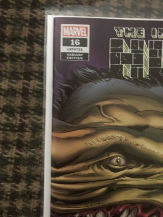 Immortal Hulk 16 Variant 1:25 Ratio Bennett Wraparound Marvel First Print 2