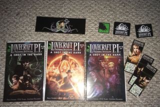 Lovecraft P.  I.  A Shot In The Dark Kickstarter Vol.  1,  2,  & 3,  Cthulhu Hp