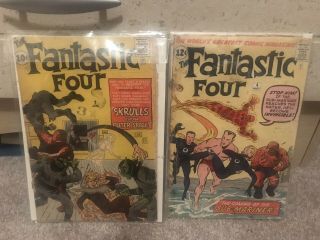 Fantastic Four.  2.  Skrulls.  4.  First Sub - Mariner.  Awesome Set