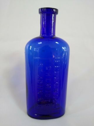 Fellows & Co,  Chemists,  St.  John N.  B Cobalt Scarce Bottle
