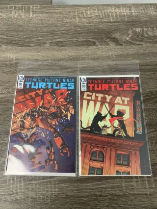 Idw Teenage Mutant Ninja Turtles Issues 95 And 96 Cover A Bundle : Near