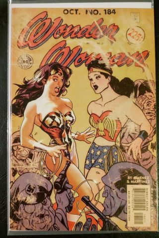 Wonder Woman Comic 184 (dc Comics 2002) Nm/nm,  Adam Hughes Classic Cover