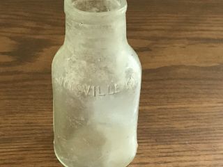 J M CLARK & CO,  LOUISVILLE,  Antique Kentucky Pickle Bottle RARE 3