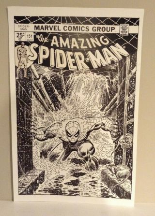 Spider - Man 151 - Cover Recreation (11x17)