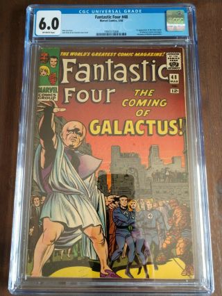 Fantastic Four 48 Cgc 6.  0 First Appearance Of Silver Surfer & Galactus