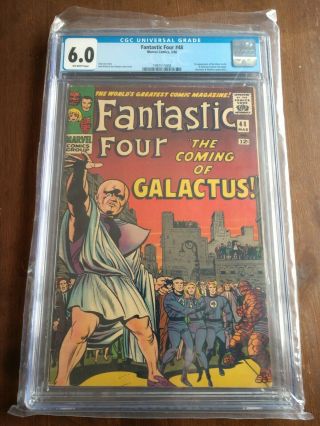 FANTASTIC FOUR 48 CGC 6.  0 First Appearance of Silver Surfer & Galactus 4