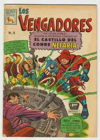 Los Vengadores 18 La Prensa Mexican 1966 Avengers 13 1st Count Nefaria