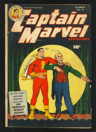 Captain Marvel Adventures 79 - Fawcett (1947) - 1st App.  Mr.  Tawny - Golden Age