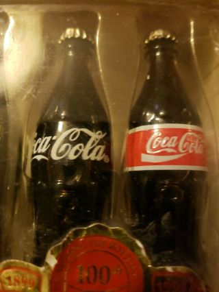 1998 Coca - Cola The Evolution of the Contour Mini Bottle Set of 6 Real Liquid 3