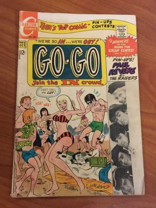 Go - Go 9 Charlton Comics 1967 Vg