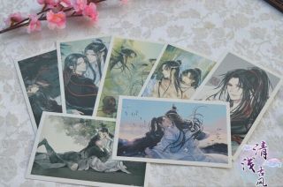 Grandmaster of Demonic Cultivation Lan Wangji Wei Wuxian BL Postcard Photo Gifts 5