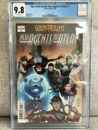 Key Agents Of Atlas 1 Cgc 9.  8 Book In Hand Nm 1st Appearance Of Wave