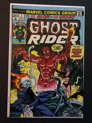 Ghost Rider 2 1st App Of Damion Hellstrom Fn/vf 7.  0 Marvel Comics 1973