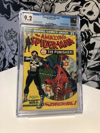 Spider - Man 129 Cgc 9.  2 Off White To White Pages.  First Punisher