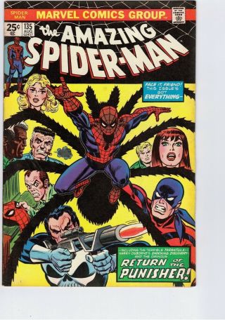 Spider - Man 135 Book 2nd Punisher