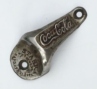 Antique Coca Cola Bottle Opener Starr Patented 1925 2