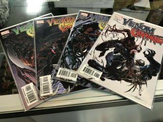 Venom Vs Carnage 1 - 4 (2004) Marvel Comics 1st Appearance Of Toxin Crain