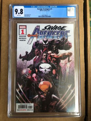 Savage Avengers 1 (2019) Cgc 9.  8 1st Print Deodato Cover A