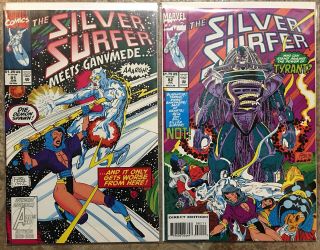 Silver Surfer 81 82 1st Appearance Tyrant Ganymede Galactus Morg Terrax