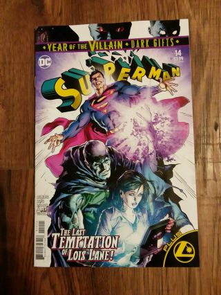 Dc Superman 14 Year Of The Villain Dark Gifts Recalled Cover A