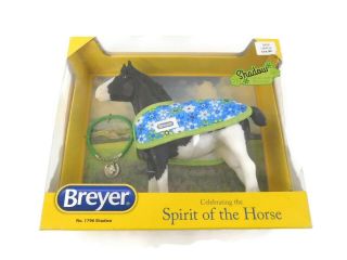 2 Breyer Spirit Of The Horse Shadow Clydesdale Foal 1796 W Blanket & Bracelet 4