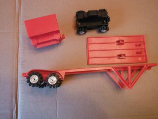 Vintage Schaper Stomper With Pulling Rig Trailer Incomplete Parts Runs & Moves