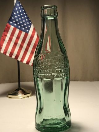 PAT ' D DEC.  25,  1923 Coca - Cola Hobbleskirt Coke Bottle LEXINGTON OKLA Oklahoma 3