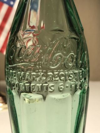 PAT ' D DEC.  25,  1923 Coca - Cola Hobbleskirt Coke Bottle LEXINGTON OKLA Oklahoma 6