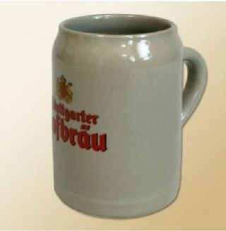 Stuttgarter Hofbrau 0.  5l Beer Mug Ceramic Stein
