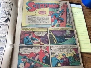 ACTION COMICS 17 - SUPERMAN - TANK COVER - October 1939 - DC GOLDEN - AGE early Superman 7