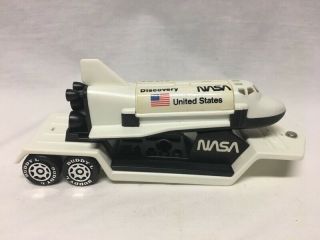 Vintage 1980 Buddy L Nasa Space Shuttle Discovery With Trailer