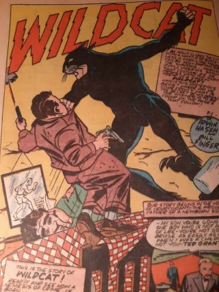 Sensation Comics 1 JAN 1942 WONDER WOMAN - No Cover - Ungraded 12