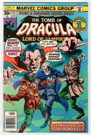 Marvel - Tomb Of Dracula 53 - Nm 1977 Vintage Comic