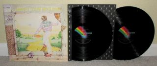Elton John Goodbye Yellow Brick Road 2 - Lp Orig 1973 1st Press Mca Tri - Fold Nm -