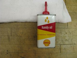 Vintage Shell 4 Ounce Handy Oil Can