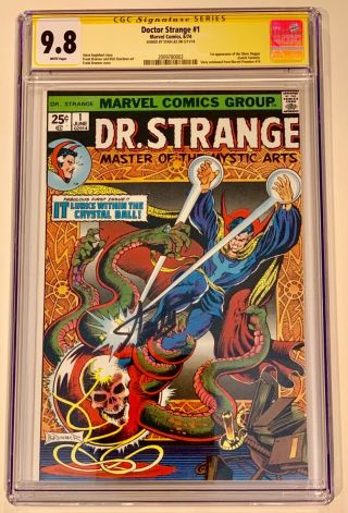 Doctor Strange 1 Cgc 9.  8 Ss Signed By Stan Lee Rare (1974,  Marvel) Wp