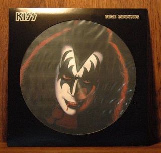 Kiss Gene Simmons - Picture Disk Vinyl Lp Record Album - Nblp P 7120