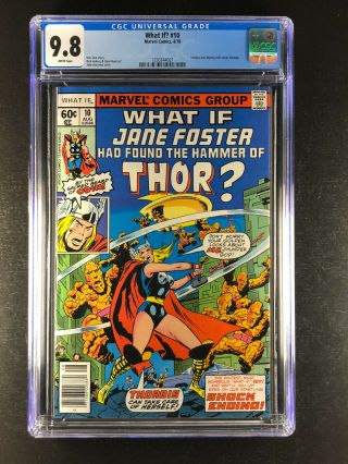 What If ? 10 Cgc 9.  8 Jane Foster Found The Hammer Of Thor ? Thor Love & Thunder