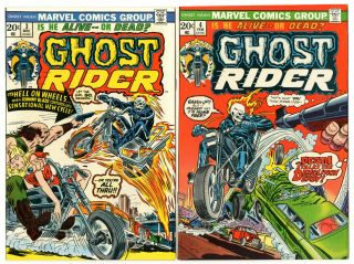 1973 Ghost Rider Vol.  1 1 - 81 F/VF - VF/NM Complete Run 7