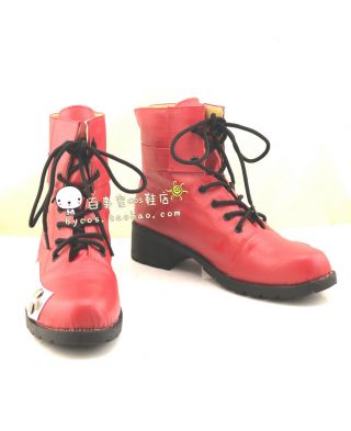 Final Fantasy Tifa Lockhart Red Cosplay Boots Shoes