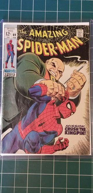Spider - Man 69 1969 - Marvel Comics 3.  5
