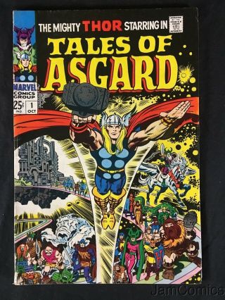 Tales Of Asgard 1 Mid Grade Bronze Age Marvel Comic Thor Odin Loki Lady Sif