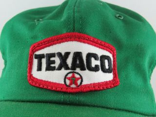 Vintage Patched Hat - Texaco Gas by K Brand - Adult Snapback 2