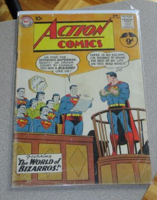 Action Comics 263 Dc 1959 Superman 2.  0 Origin Bizarro World