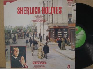 Sherlock Holmes Tv Soundtrack Score 1987 Patrick Gowers Lp Vinyl Ex Jeremy Brett