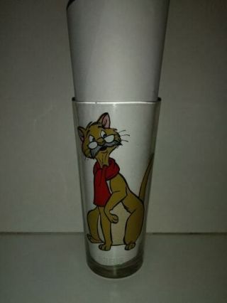 Vintage Pepsi Collector Glass " Rufus " Walt Disney The Rescuers Collector 1977