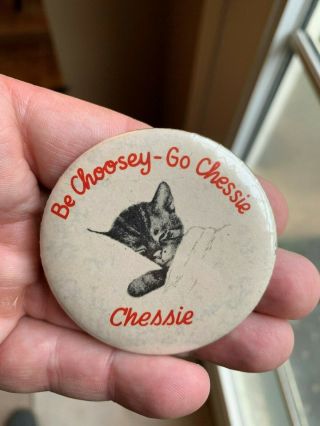 Vintage Chesapeake And Ohio Railway Lines Advertising Mirror,  Chessie