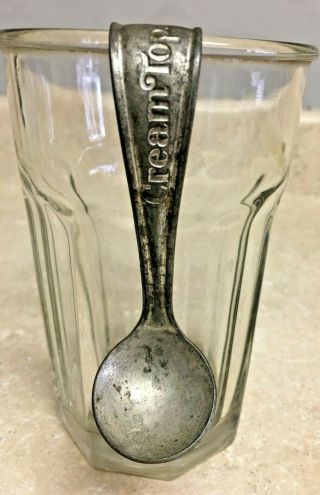 Antique Vintage Cream Top Dairy Milk Bottle Spoon / Ladle Patent 1924 & 1925 5