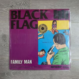 Rare Limited Edition Black Flag ‎– Family Man Vinyl Record
