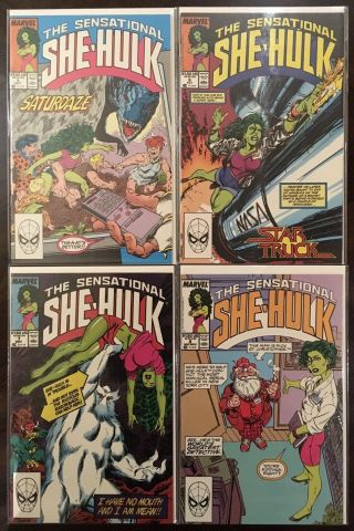 Sensational She - Hulk 1 - 8,  31 - 50 (missing 40),  John Byrne run,  Marvel 2